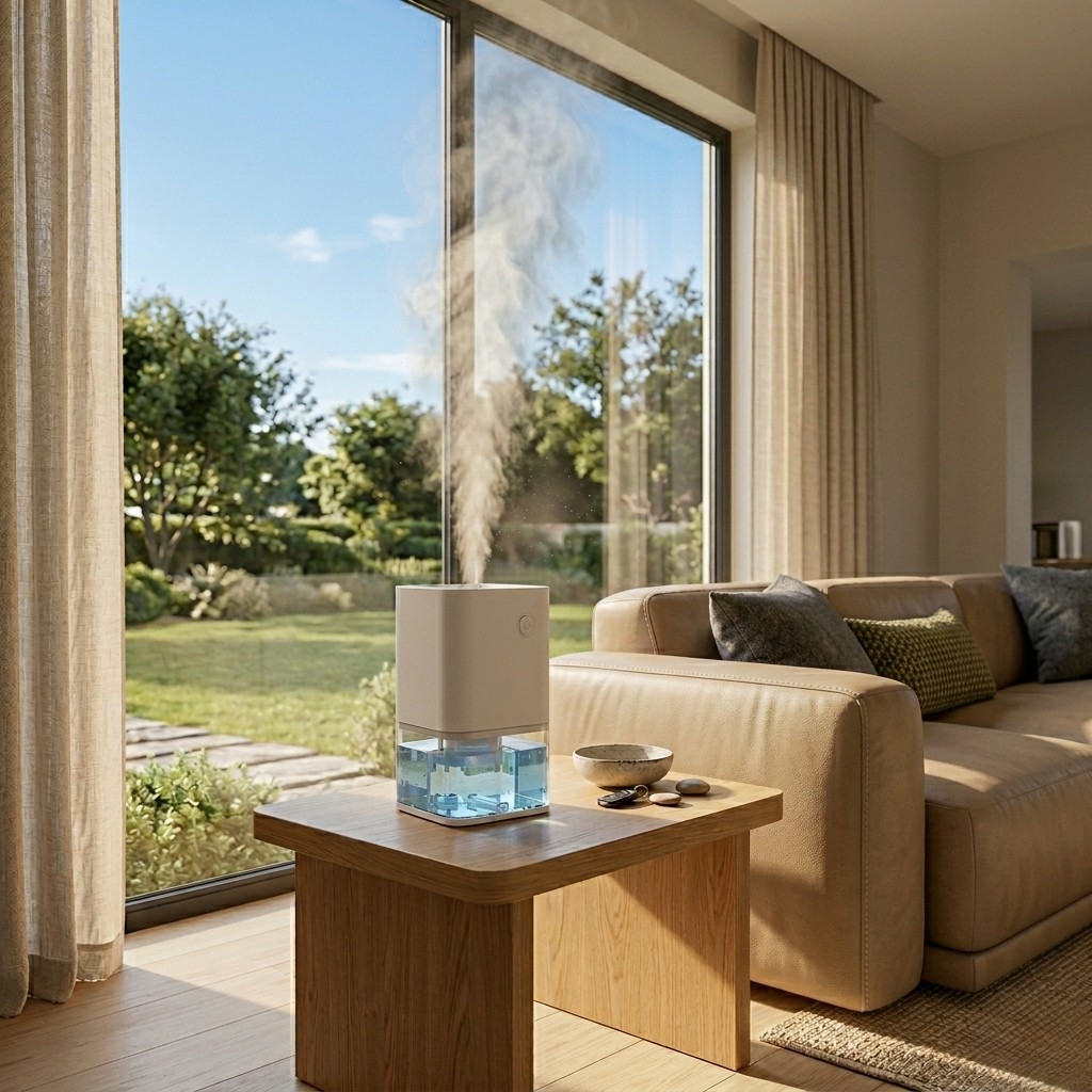 Déshumidificateur d’Air Silencieux – Absorbeur d’Humidité Compact