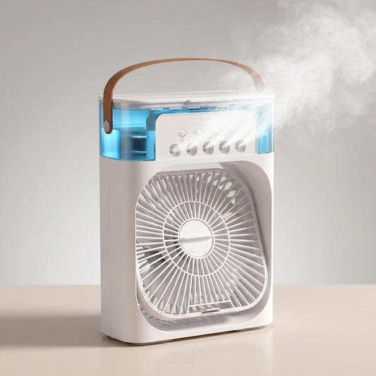Ventilateur Climatiseur 3 en 1 Humidificateur - Canicule été