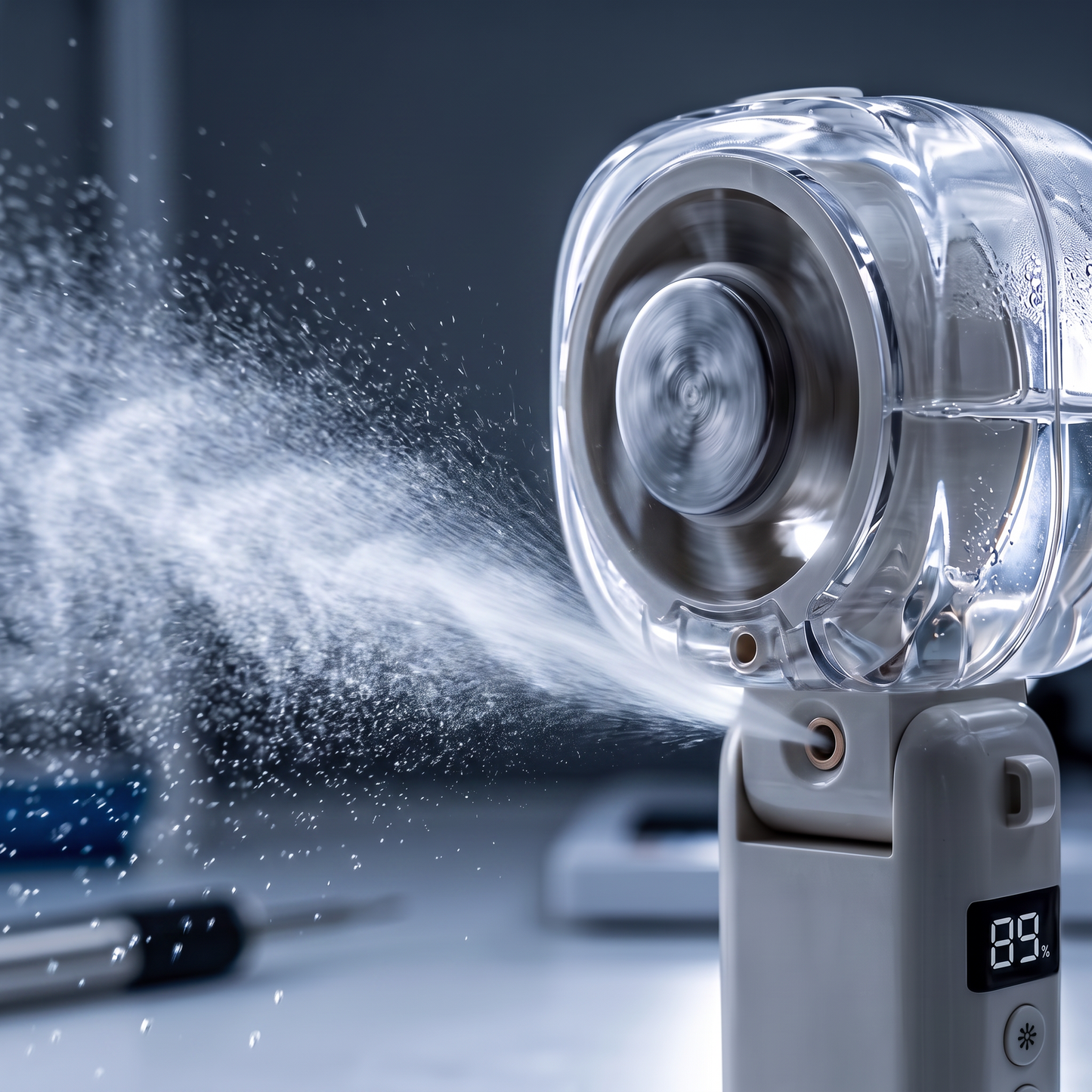 Ventilateur 3-en-1 Portatif | Brumisateur + Plaque Froide Instantanée | 11h Autonomie | Canicule été 2026
