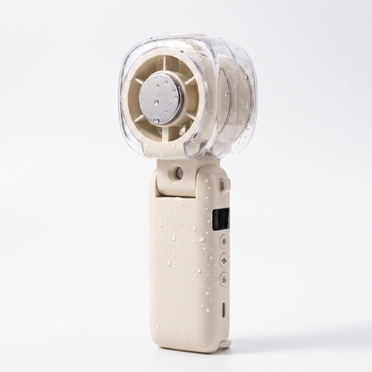 Ventilateur 3-en-1 Portatif | Brumisateur + Plaque Froide Instantanée | 11h Autonomie | Canicule été 2026